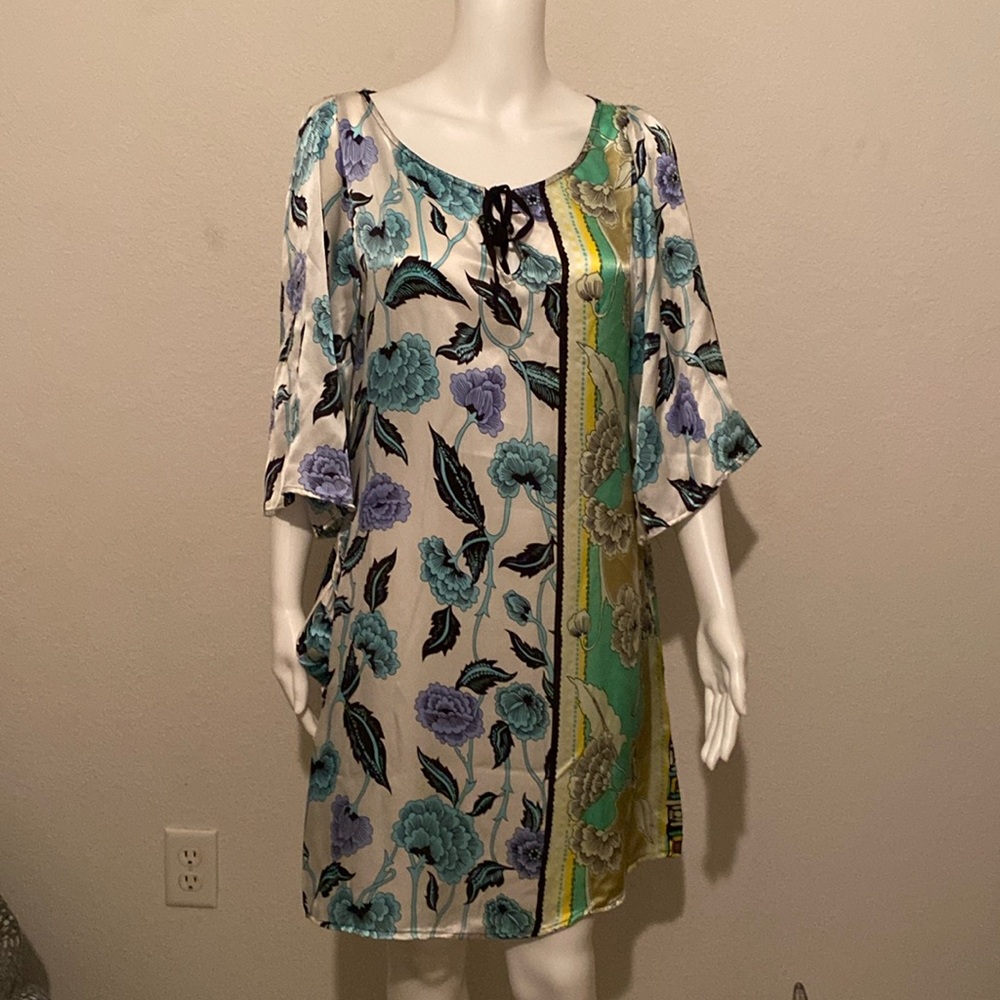 Hale Bob Silk/Spandex Dress Sz Large